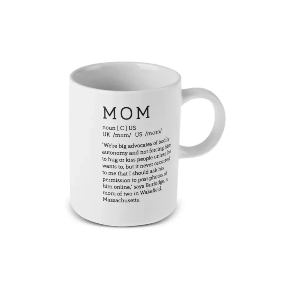 Karaca Tomris Mom Mug, 370 ml, White