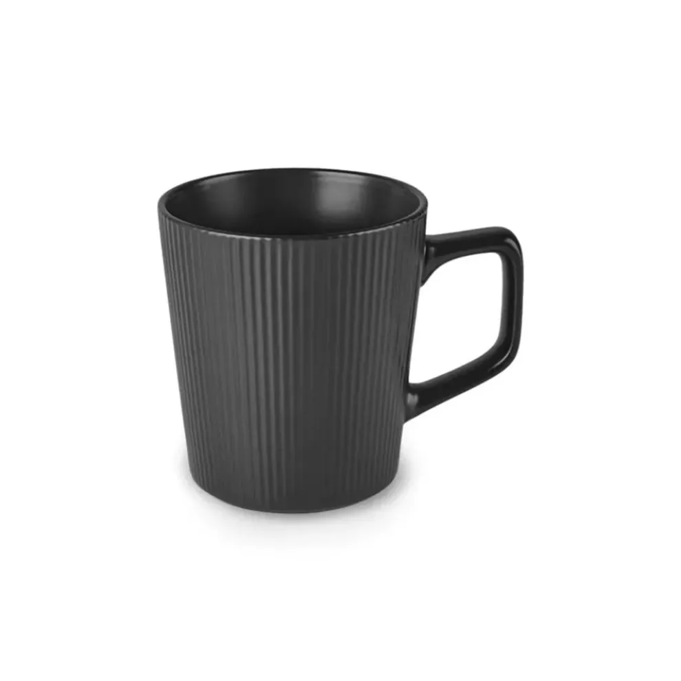 Karaca Vini Mug, Black, 520ml, Black