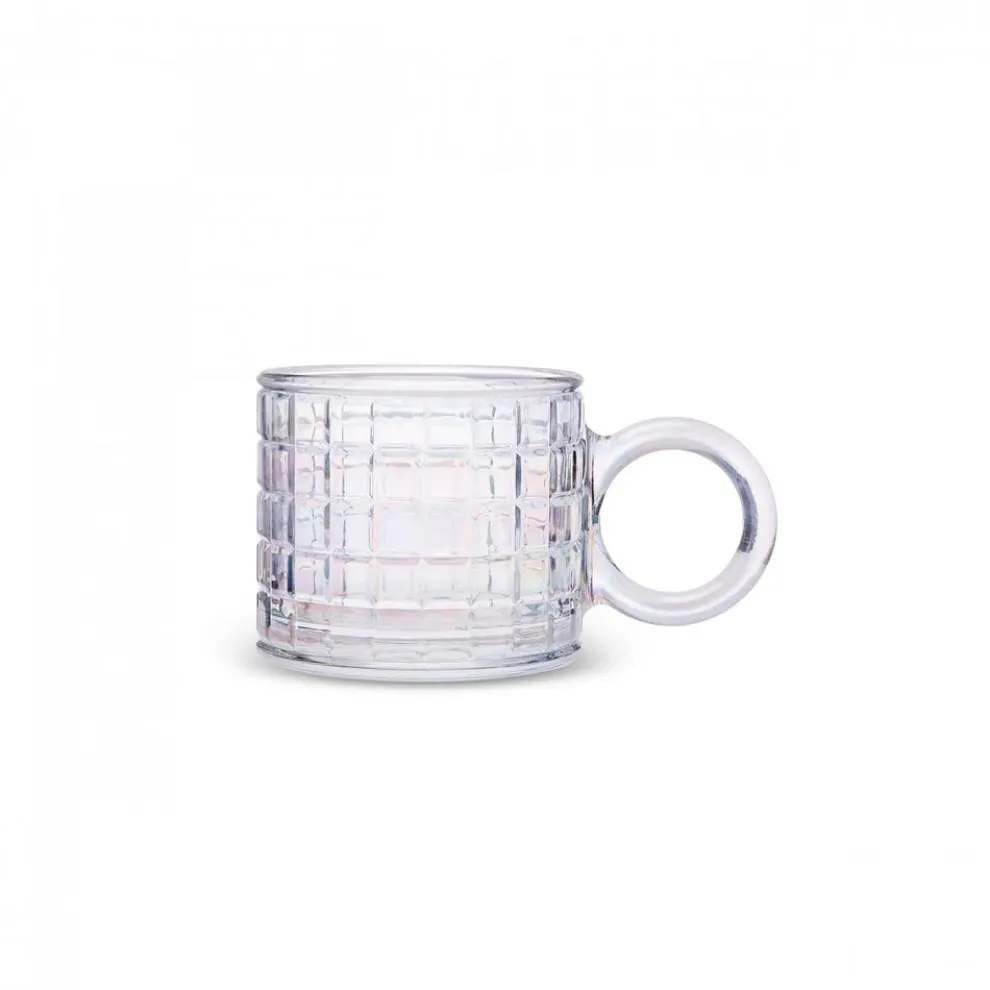 Karaca Will Glass Luster Mug, 300ml, Transparent