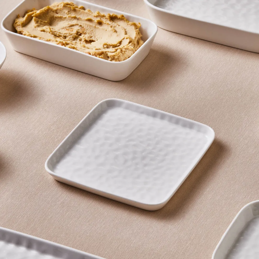 Karaca x by Refika Bembeyaz Bone China Dessert/Side Plate, 15cm, White