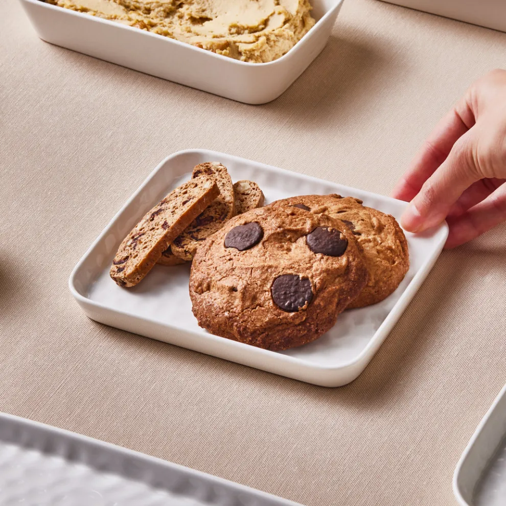 Karaca x by Refika Bembeyaz Bone China Dessert/Side Plate, 17cm, White