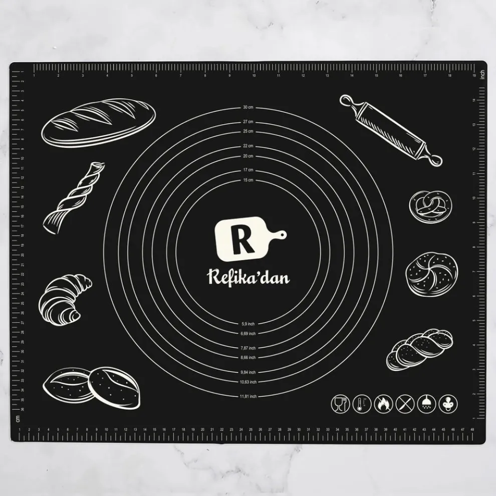 Karaca x Refika Dough Roll, 40x50 cm, Multi