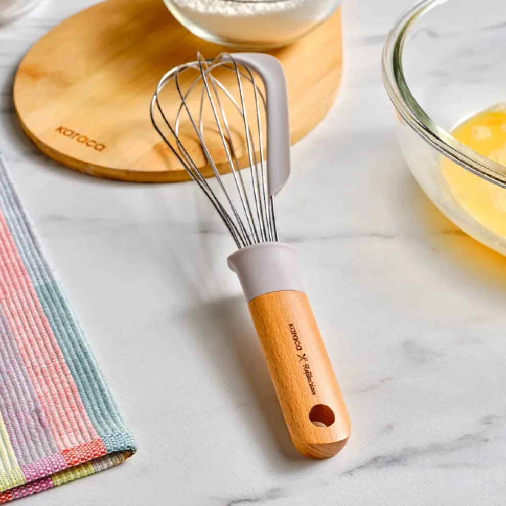 Karaca x Refika Wooden Handle Breaker with Scrap, Gray