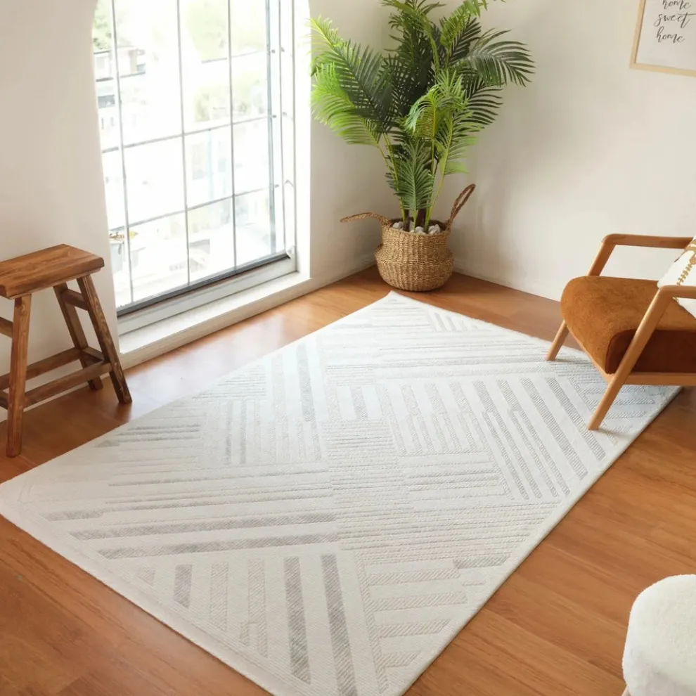 Kasmir Rugs 7/24 Elegante Lumina Rug, 160cmx230cm, Grey