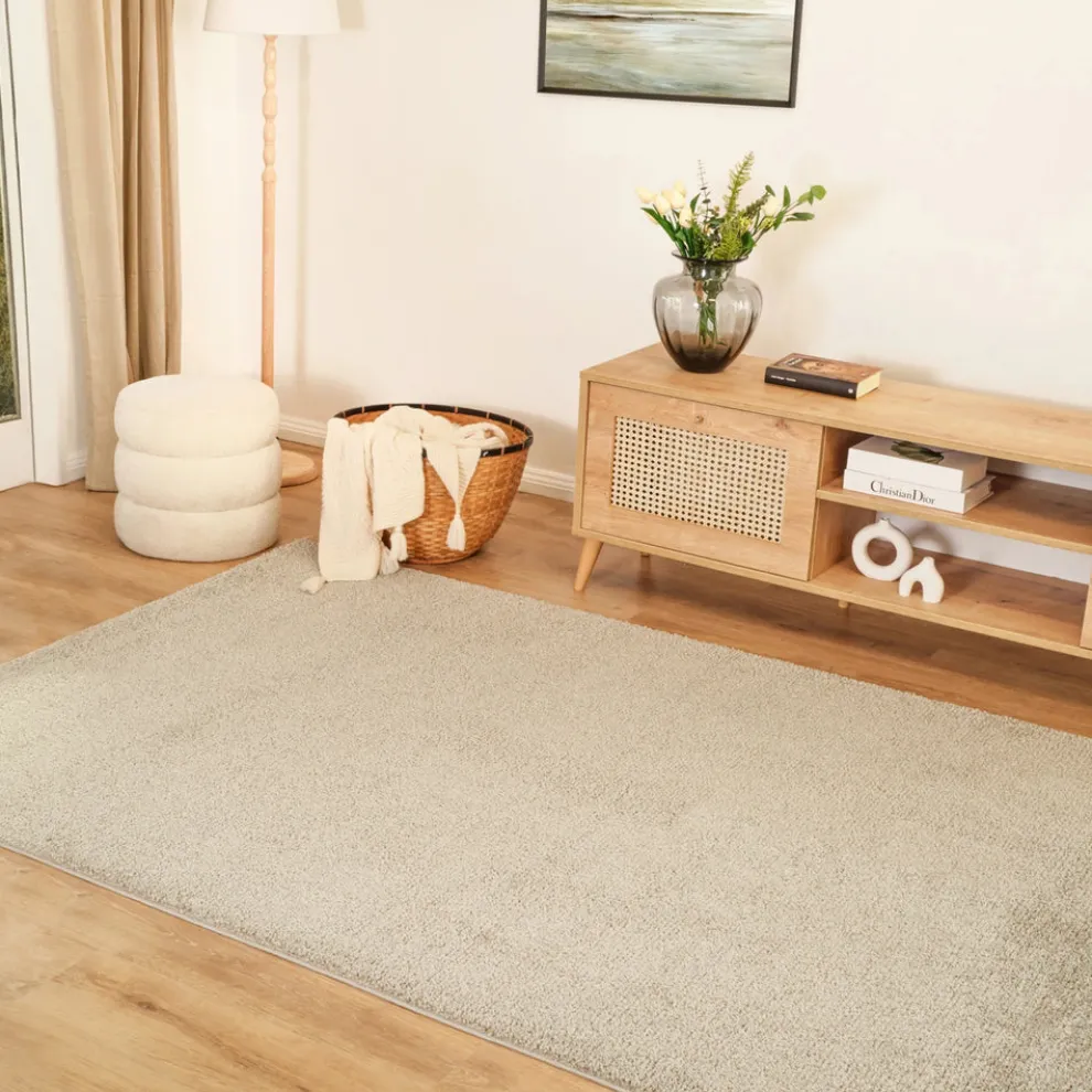 Kasmir Rugs 7/24 Puffy Nina Rug , 120cmx180cm, Light Grey