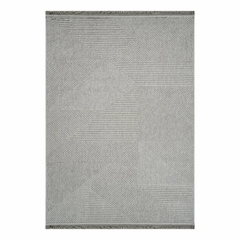 Kasmir Rugs 7/24 Scandinavian Clara Rug, 80cmx150cm, White