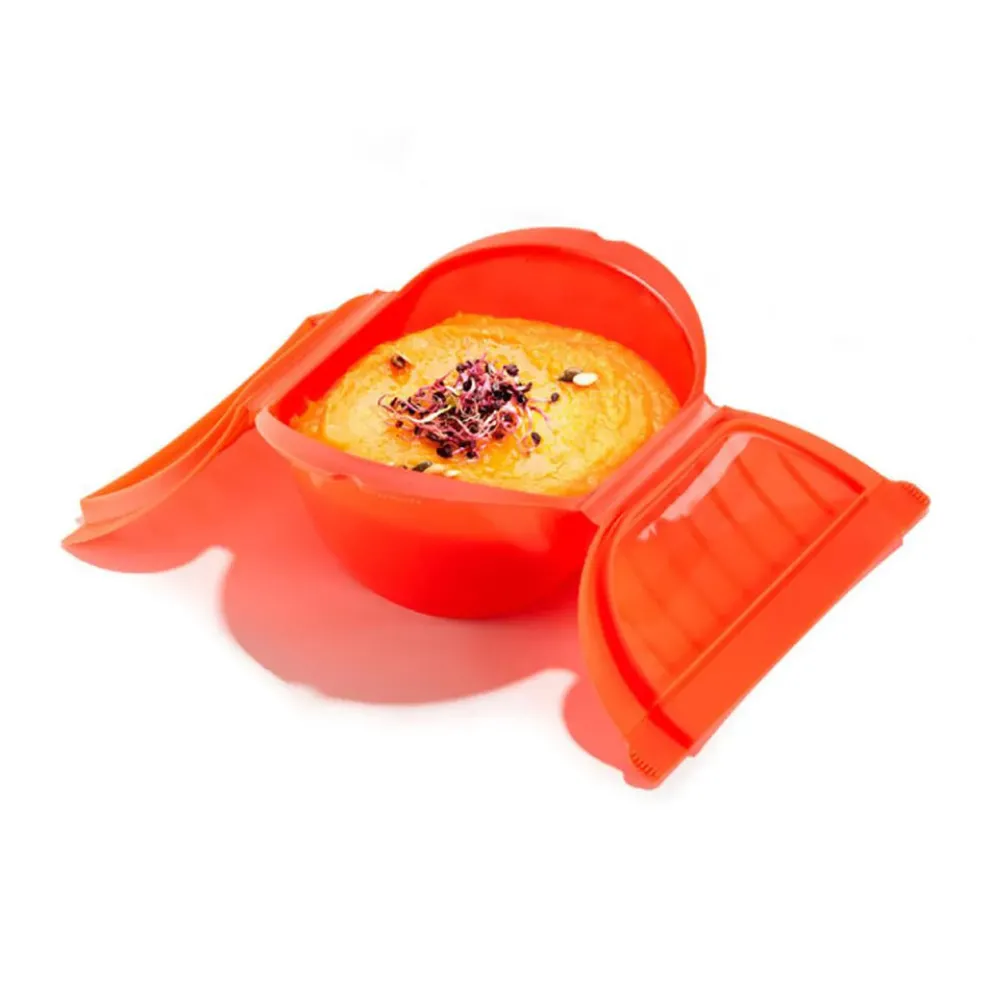 Lèkuè Deep Steam Case, 21.2cmx15.5cmx8.5cm, Red