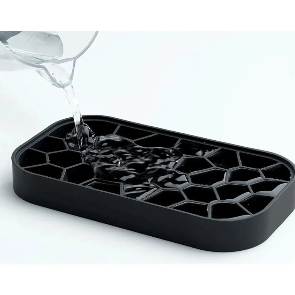 Lèkuè Ice Cube Box, 22.5cmx12.5cmx11.6cm, Black