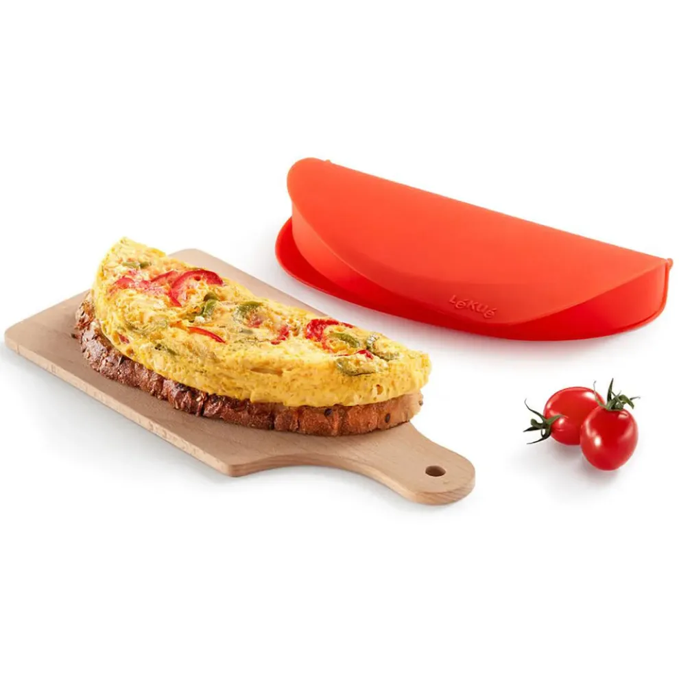 Lèkuè Omelette Cooker, 10cmx23cmx3.5cm, Red
