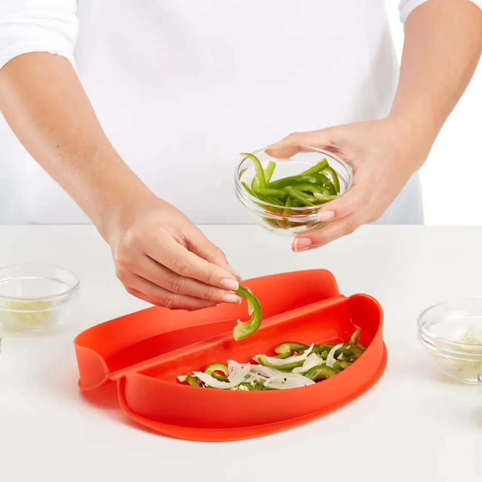 Lèkuè Omelette Cooker, 10cmx23cmx3.5cm, Red