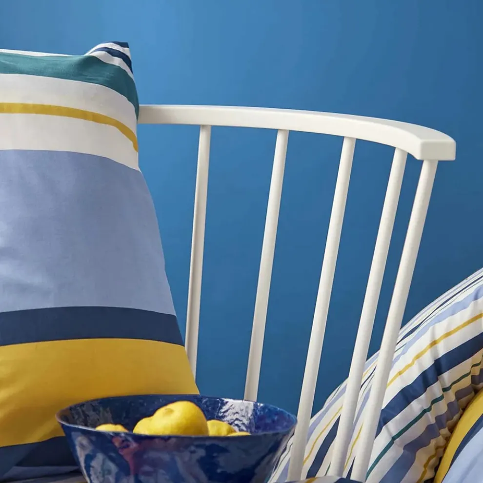 Nautica Home Dover 100% Turkish Cotton Duvet Cover Set, King, 230cmx220cm, Blue Multi