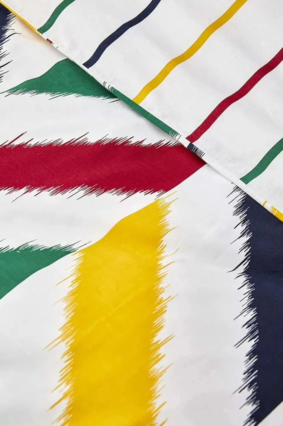 Nautica Home Herring 100% Cotton Duvet Cover Set, Double, 200cmx200cm, White Multi