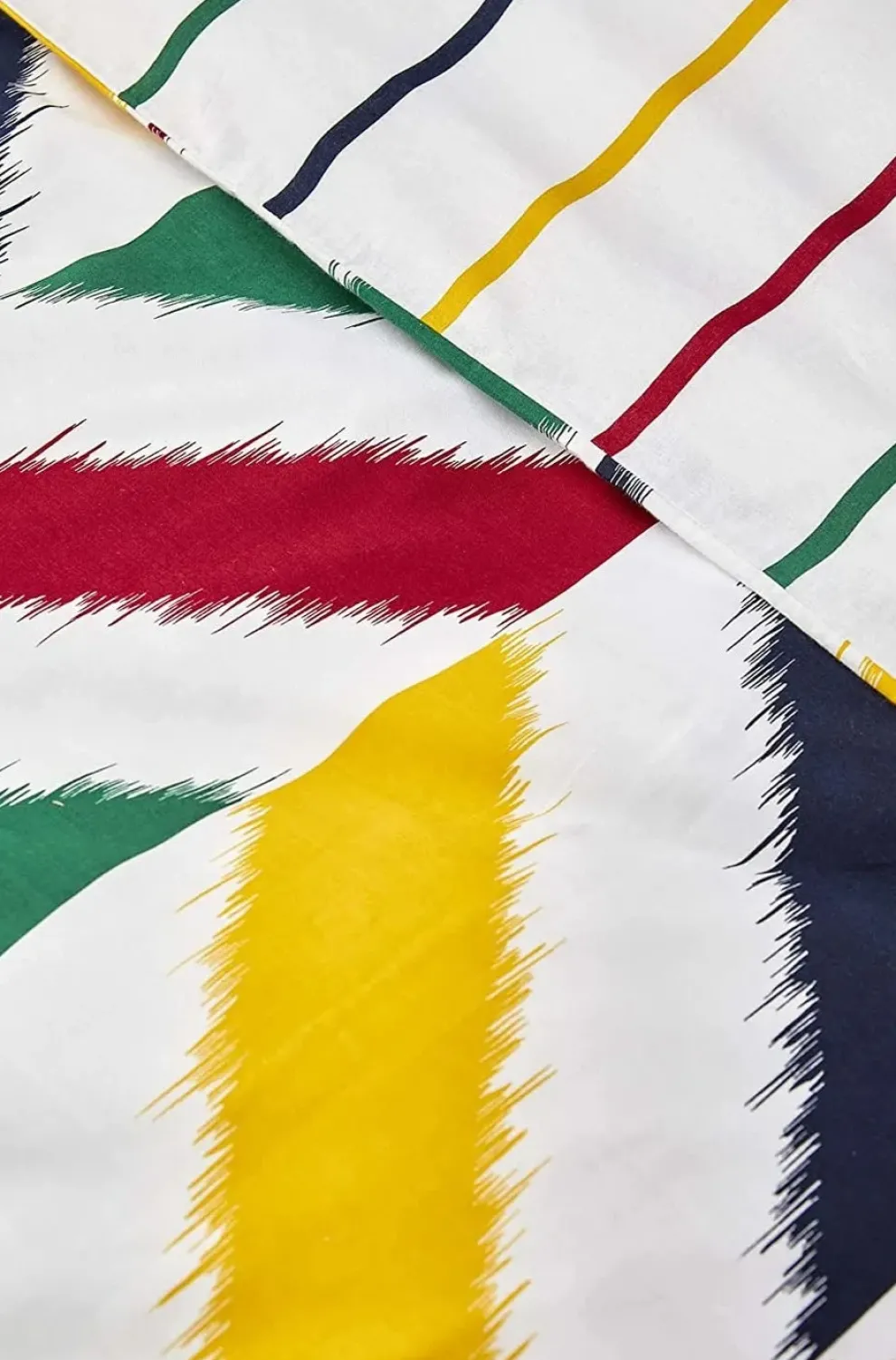 Nautica Home Herring 100% Cotton Duvet Cover Set, King, 230cmx220cm, White Multi