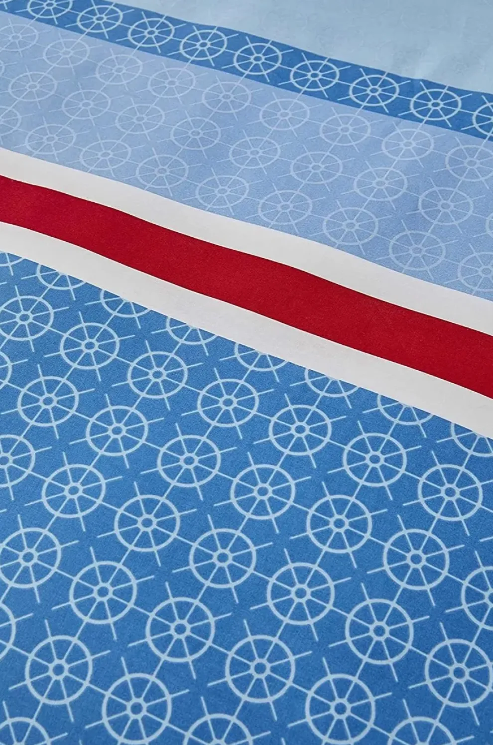 Nautica Home Spinning 100% Turkish Cotton Duvet Cover Set, Double, 200cmx200cm, Blue Multi