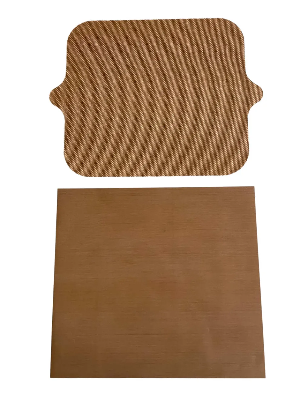 Nostik 2-Piece Rectangular Air Fyer and Oven Liner, Brown