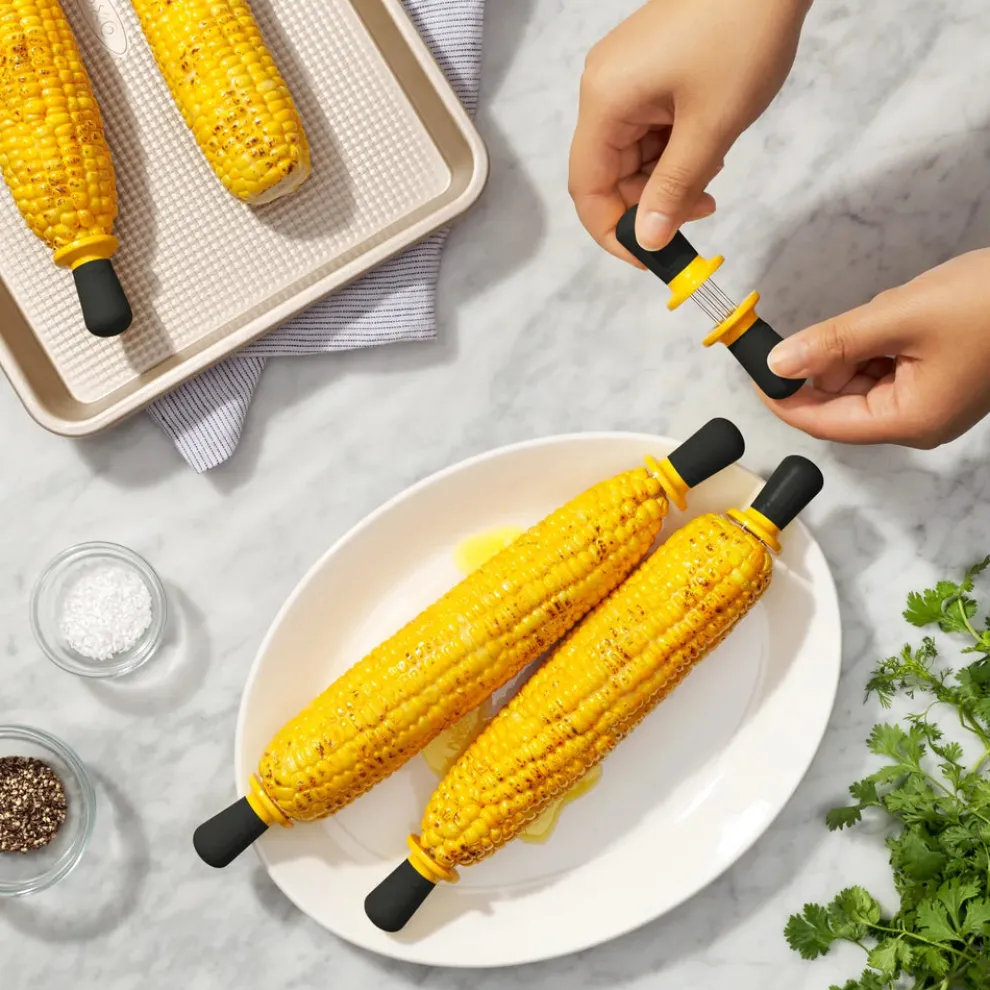 Oxo Corn Holders, Black