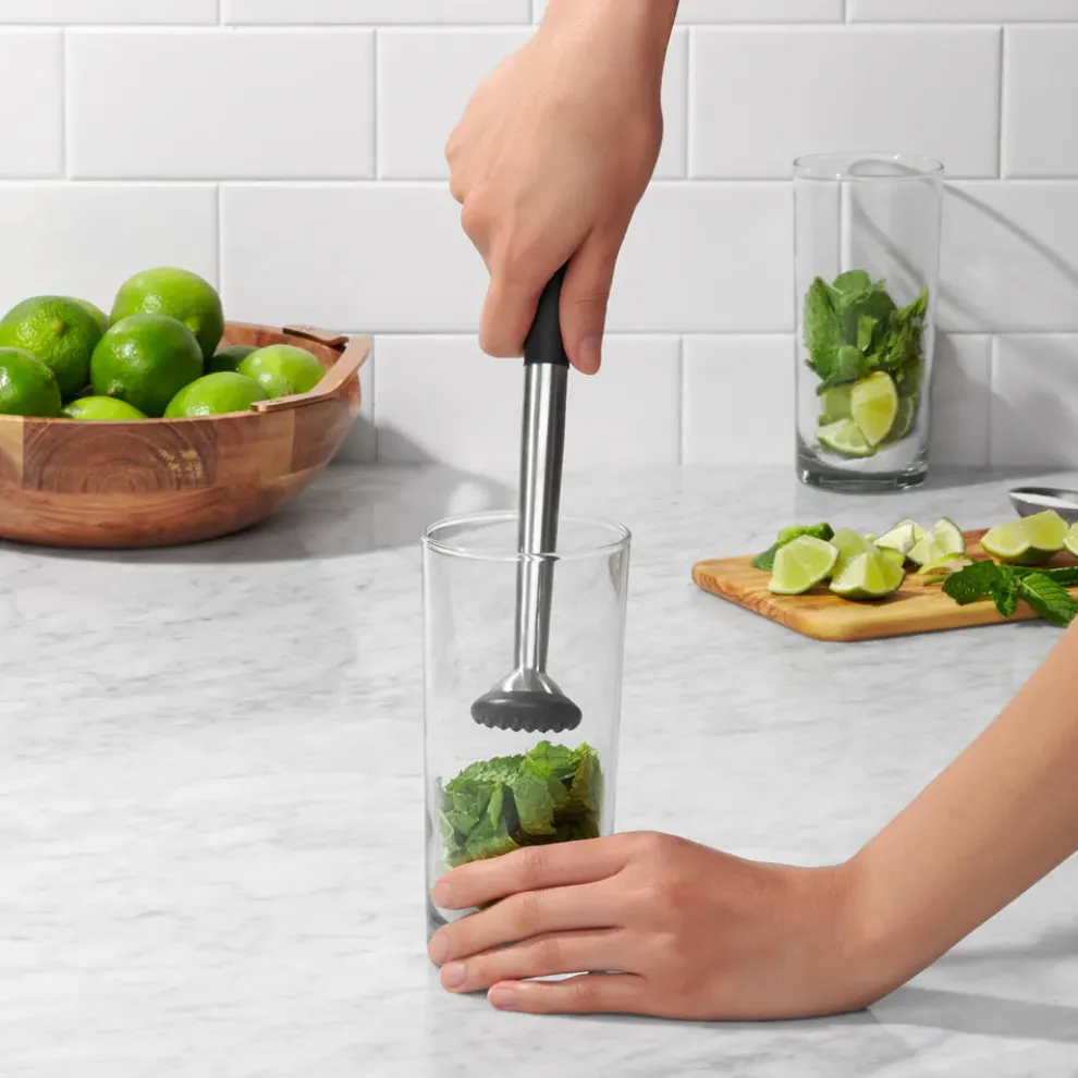 Oxo SteeL Muddler, Transparent