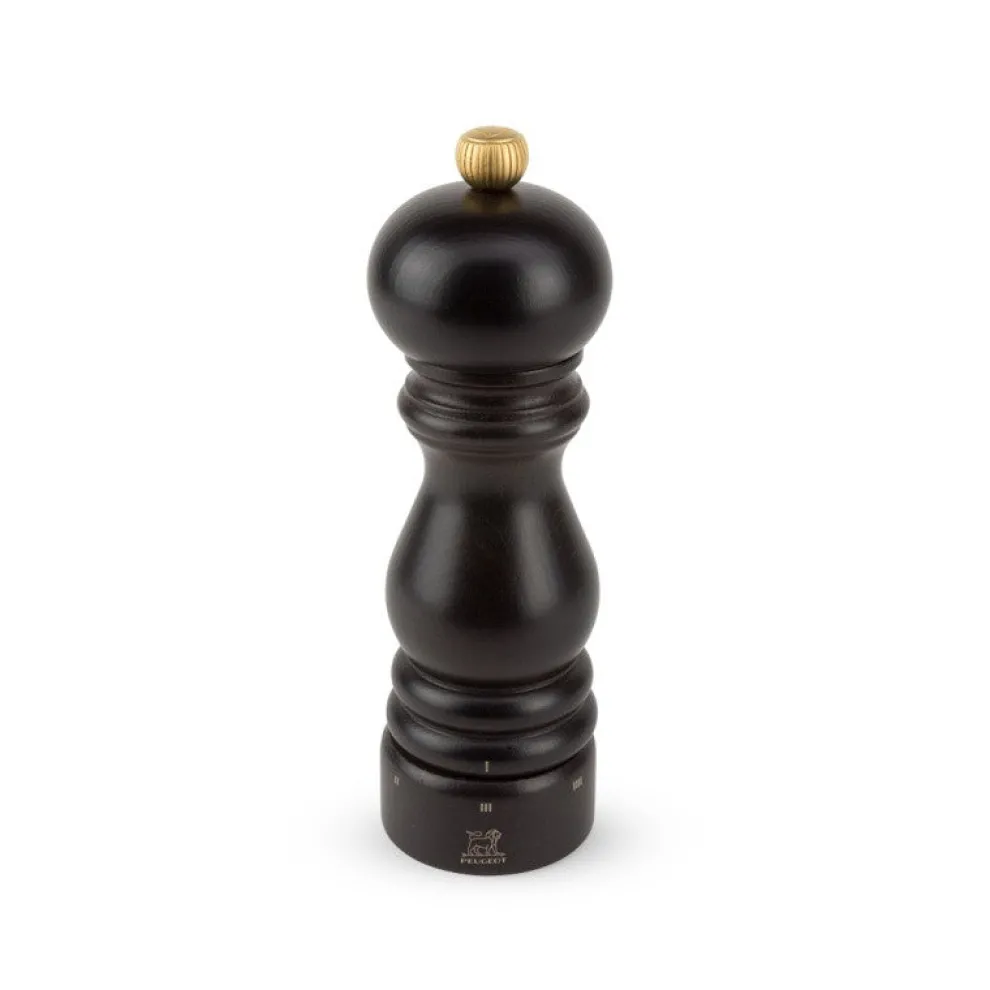 Peugeot Paris Select Salt and Pepper Grinder, 18cm, Chocolate Beechwood