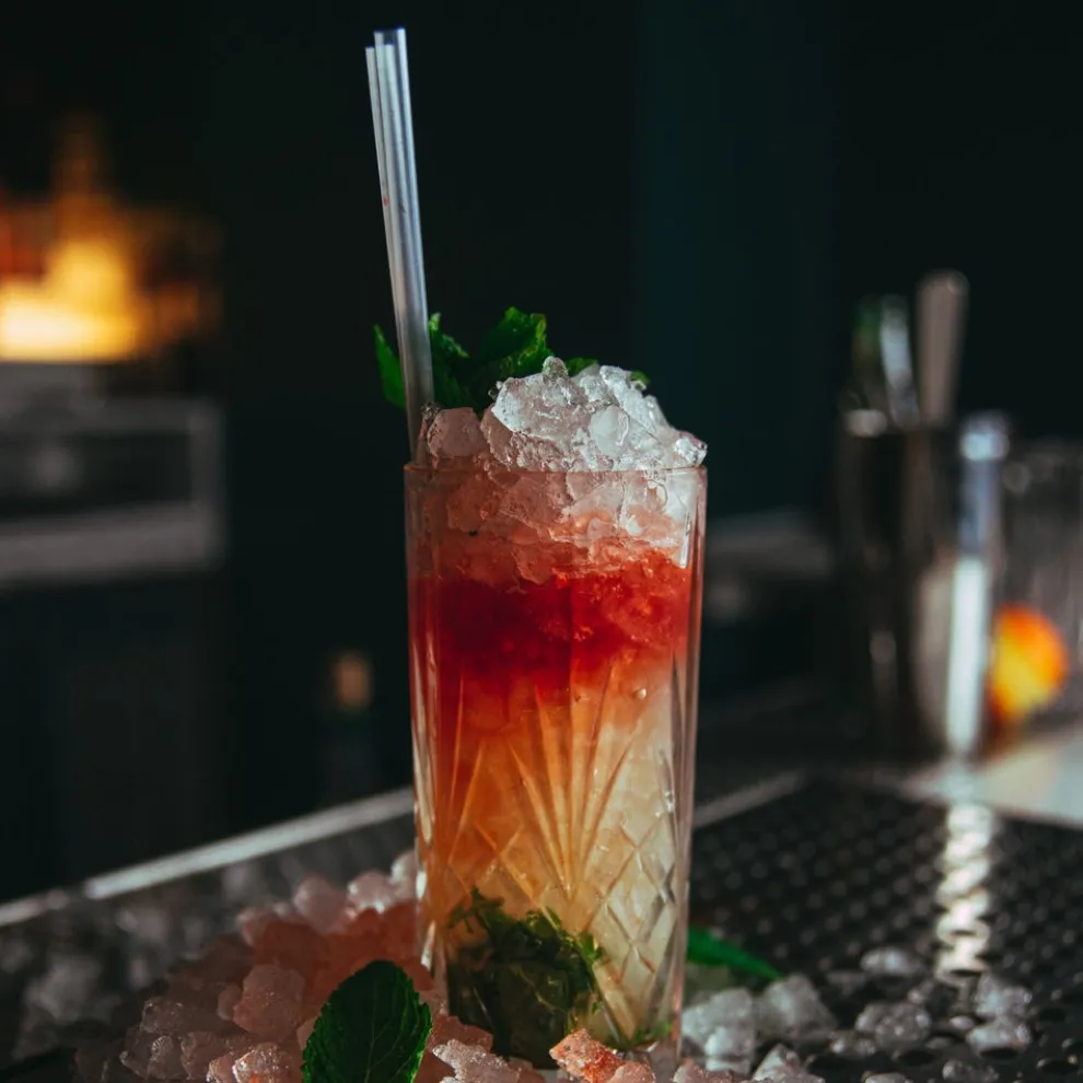 Rcr Melodia 6-Piece Highball Glass Set, 360ml, Transparent