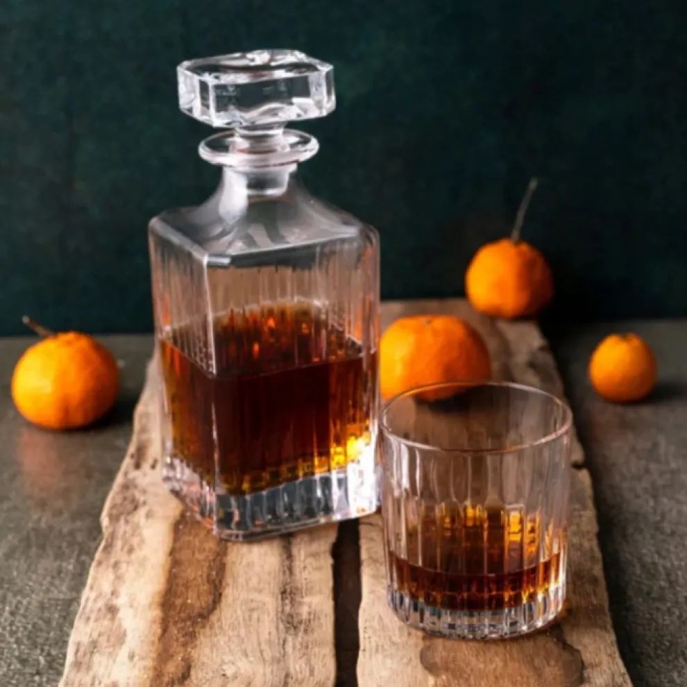 Rcr Timeless 6-Piece Whisky Glass Set, 370ml, Transparent