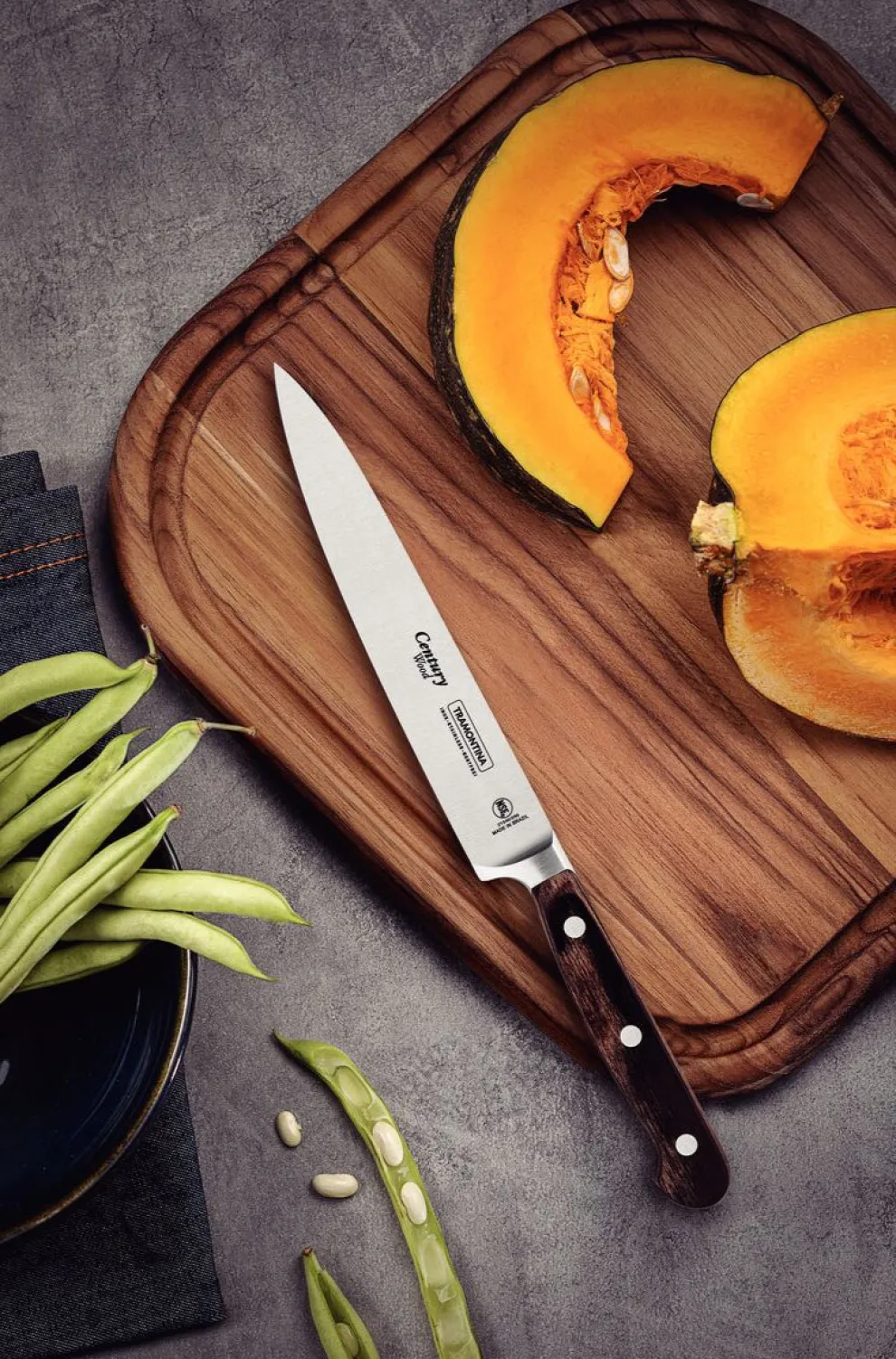 Tramontina Stainless Steel Carving Knife, Inox