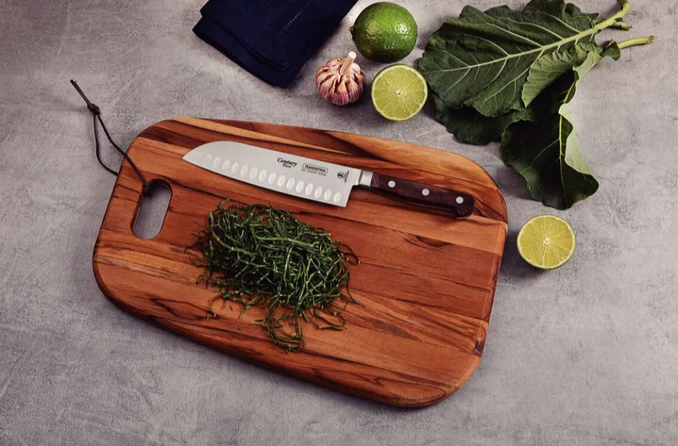 Tramontina Stainless Steel Santoku Knife, Inox