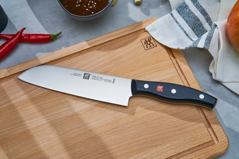 Zwilling Twin P. Santoku Knife, 18cm, Grey